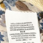 Free People  Size Medium Vintage Canvas Tipped Boho Car Jacket Coat Tan Full Zip Photo 3