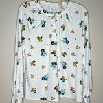 Charter Club  Womens Size M Floral Print Long Sleeve Stretch Liquid Knit‎ Photo 0