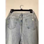 Abercrombie & Fitch NWT Saint Genies High Rise Straight Leg Light Wash Distressed Jeans Womens Sz 6 Photo 5