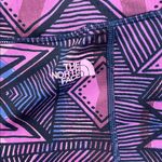 The North Face  Pink and Purple Geometric Capri Athletic Leggings Size Small Photo 1