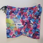NWT adidas by Stella McCartney aSMC Printed Shorts in Blue Multi, Size M Photo 2
