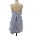 Derek Lam 10 Crosby Mini Dress Babydoll Sleeveless Stripe Blue Cotton Size 8 Photo 6
