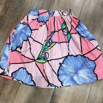 Gene Ewing BIS Women's Floral Skater Skirt Knee Length Multicolor Size M VTG Purple Size M Photo 2