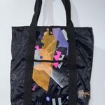 Spalding Vintage  Tote Bag Neon Colors Black  Retro RARE Gym‎ I Photo 0