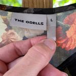 The Odells Women's Black Floral Long Sleeve Hi Low Top Size L Size L Photo 5