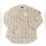 UNTUCKit Women’s Chasseles Button Down Long Sleeve Blue pinstripe Shirt Sz 4 NWT Gray Photo 2