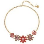 Dana Buchman π Peach Floral Statement Necklace Photo 0