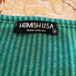HEIMISH USA Green ribbed Sleeveless Midi Dress women’s M Size M Photo 5