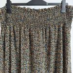 Adrianna Papell Adriana Papell skirt size XL floral midi smocked waist, Boho black NWT Photo 1