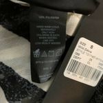 Cover2Cover Womens Swim Cover Up Robe Sheer Zebra Striped Black White Size S Photo 3