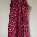 Title Nine x Krimson Klover Swenson Dress Sleevless Floral Print Red Small Photo 8