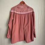 Free People  Hearts And Colors Printed Top / Shirt Women's Blouse Size Small Photo 9
