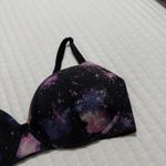 Torrid Curve Black Galaxy Print Wireless Bra 42DD Underwire Photo 10