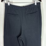 Quince  Organic Cotton Double Knit Wide Leg Pants in Bold‎ Black Size Medium Photo 5
