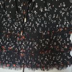 Free People  Floral Lolita Top Black Women's  size XS Photo 5