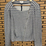 Lou & grey Lou &‎ Grey Navy And White Stripe Jacket Size Large Photo 0