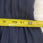 Morilee Madeline Gardner Navy Blue Gown Womens 2 High Halter Chiffon A Photo 5