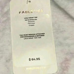 Fabletics  Laila Wrap, cropped floral pink, white green, peach Top Size M new Photo 8