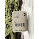 Free People NWT One Adella Crochet Crossover Cami Tank - Army Green / Size Small Photo 2