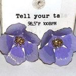 🌸Lavender flower earrings Purple Photo 0