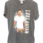 Luke Bryan Tail gates and tail lights band tshirt Gray Size M Photo 0