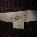 Loft Marled Short Dolman Sleeve Wool Sweater Photo 3