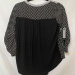 Skies Are Blue  Boho Black & White Printed Blouse Womens S Urban Outfitters Shirt Photo 5