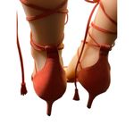 Vince Camuto  Women's Coral Lace Up Open Toe 3" Shoes Size 8-SKU 2060 Photo 3