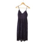 ASTR Women The Label Purple Lace Eyelet Midi Dress Size Small Photo 1