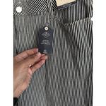 st. john's bay Womens Capri Jeans Striped Classic Mid Rise Size 16 Stretch NEW Photo 5