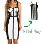 Rebecca Minkoff Clarissa Dress in Navy & Mint Combo Photo 1