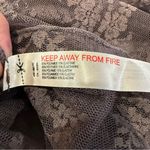 Free People NWT Lady Lux Maxi Sheer Lace Slip Dress Womens Medium Dark Gull Gray Photo 9