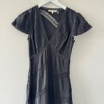 Love Shack Fancy  Perletta black lace dress Photo 3