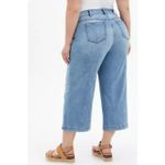 Torrid Women's Size 22 Wide Leg Crop Vintage Stretch High-Rise Blue Jeans Comfy Photo 2