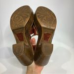 Born Catalina platform heeled sandals brown leather womens size 8 casual classic Photo 5
