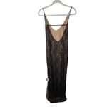 ASOS  DESIGN Black Lace Cami Slip Maxi Dress Sz M NWOT Evening Gown Photo 8