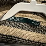 Ralph Lauren Lauren Striped Fringe Cardigan Sweater Size M Photo 2