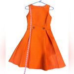 Modcloth  So Sixties Clementine Orange fit and flare A-line sleeveless dress S Photo 5