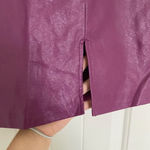 Nasty Gal NWOT | Collection women’s faux leather purple miniskirt — size 4 Photo 1