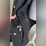 Maje  Black Fur-Trimmed navy Parka Photo 5