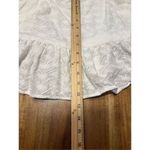 Blue Rain Francesca’s  Bella Flutter Sleeve Bow Back Top Cottage Large White Photo 5