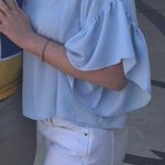 Treasure & Bond white flare jeans  Photo 3