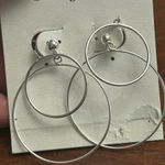 Adorable selling silver earrings hoops style circle Photo 0