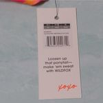 Wildfox  Sweat Sports Bra in Pink and Orange Tie Dye – Size M – NWT Photo 6