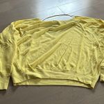 We The Free  free people yellow waffle long sleeve Small Photo 1