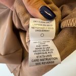 Lavender Brown New! ‘Kelly’ Tan Faux Leather Puff Sleeve Top Women’s Size XS Photo 9