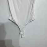 Wasabi + Mint  White Square Neck Bodysuit Sz L Photo 3