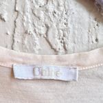 Chloé Chloe Sleeveless Rhinestone Pullover Tank Top Ivory Pink Women's Size XS Photo 2