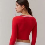BDG UO Addison V Neck Ribbed Knit Sweater Photo 2