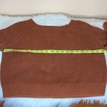 Forever 21 Rust Orange Knit Crew Neck Sweater Size Large Photo 7